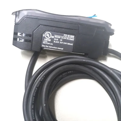  100% nuevos y originales Keyence Sensor Amplificador de fibra óptica Fs-N18n