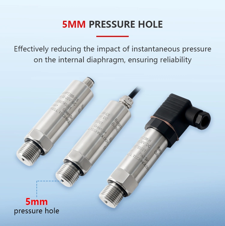 Accurate 4~20madc Absolute Water Tank Hydraulic Custom Design Piezoresistive Pressure Sensor