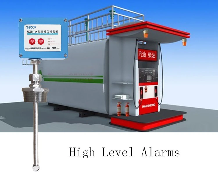 Tank Truck Overfill Prevention with Alarm Sensor