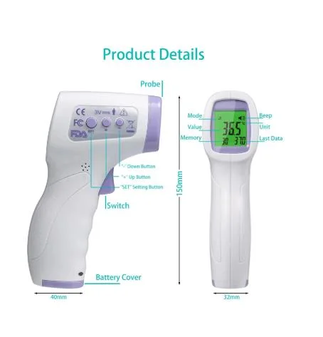 Adult Temperature Gun Infrared Thermometer Body Non Contact Digital