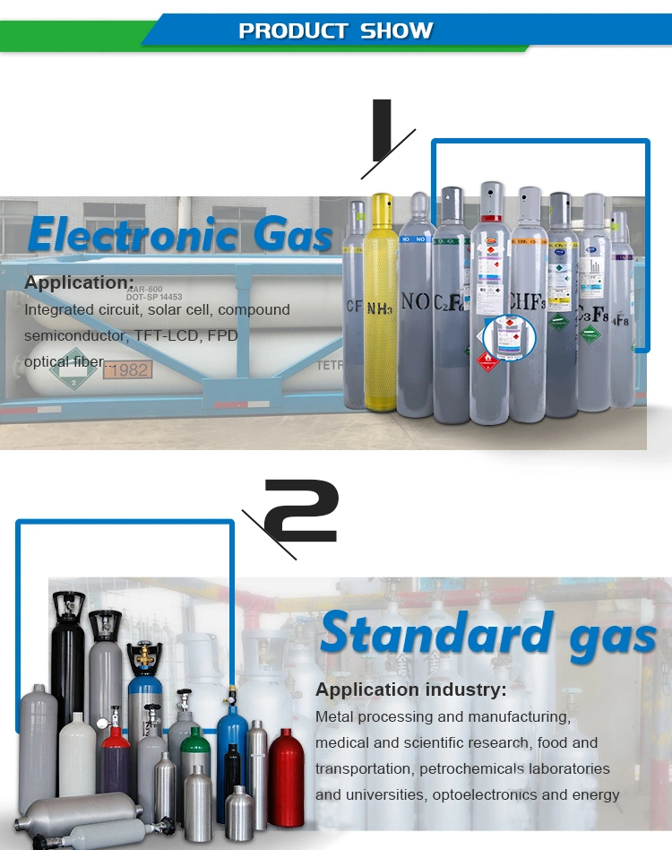 High Quality No Gas Medical Grade 99.9% Purity Nitric Oxide Gas