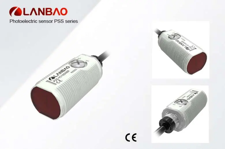 M18 Plastic Polarized Reflection 3m Red Light Photoelectric Sensor PNP NPN CE