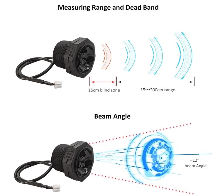 A15 Long Sensing Distance 2m Optical Proximity Sensor PNP No Diffuse Reflective Infrared Ultrasonic Switch Sensor