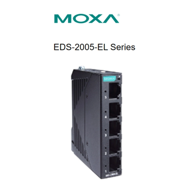 Eds-2005-EL Series 5-Port Entry-Level Unmanaged Ethernet Switches with Metal Housing