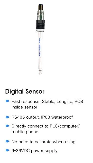 316L Stainless Steel Body Electrochemical Sensor for Dissolved Oxygen Monitoring Sensor in Water Quality