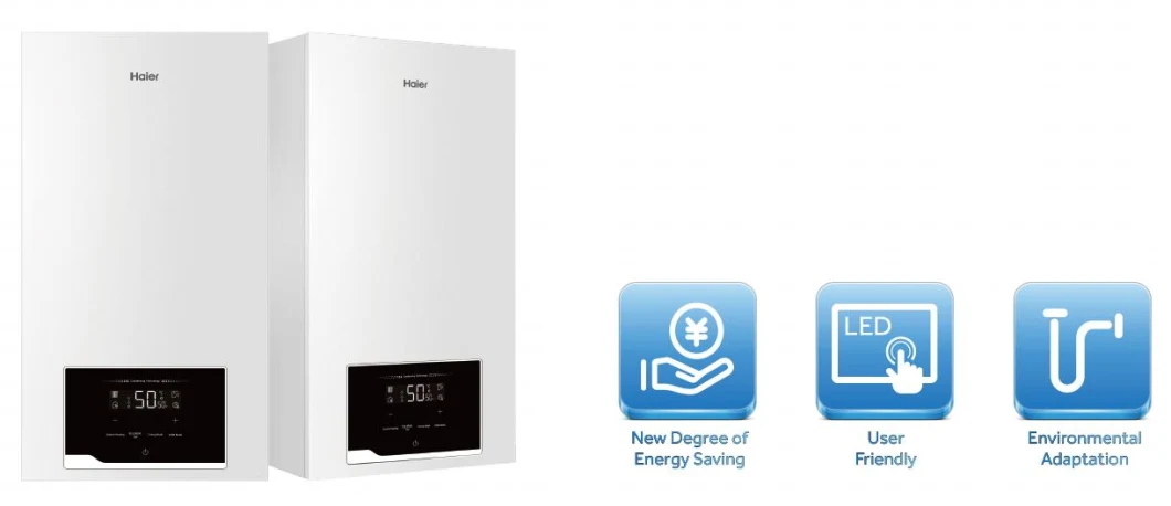Haier Hot Sale Cheap Price 24 Hours Comfortable Hot Water Wall Hung Temperature Sensor Gas Boiler