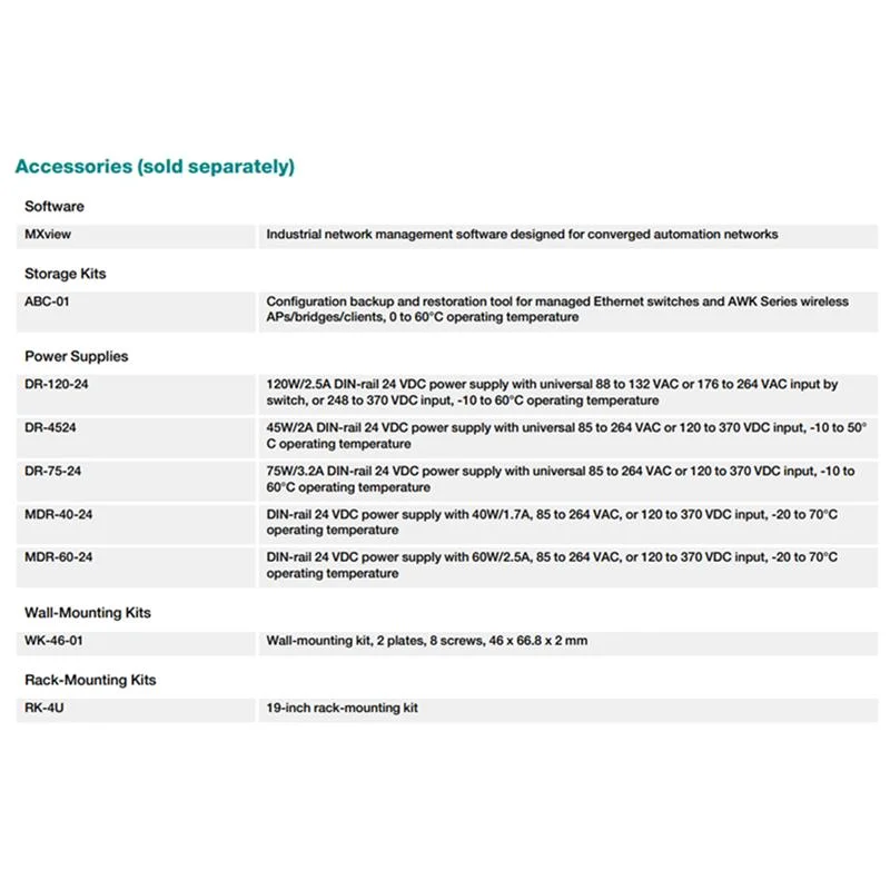 Moxa Brand Eds-408aseries 8-Portentry-Level Managed Ethernet Switches