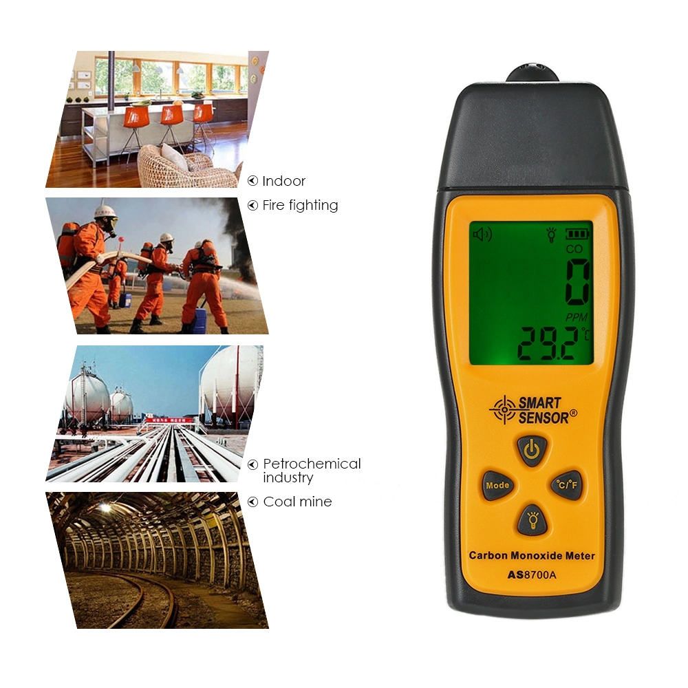 As8700A School Home Factory Carbon Monoxide Meter
