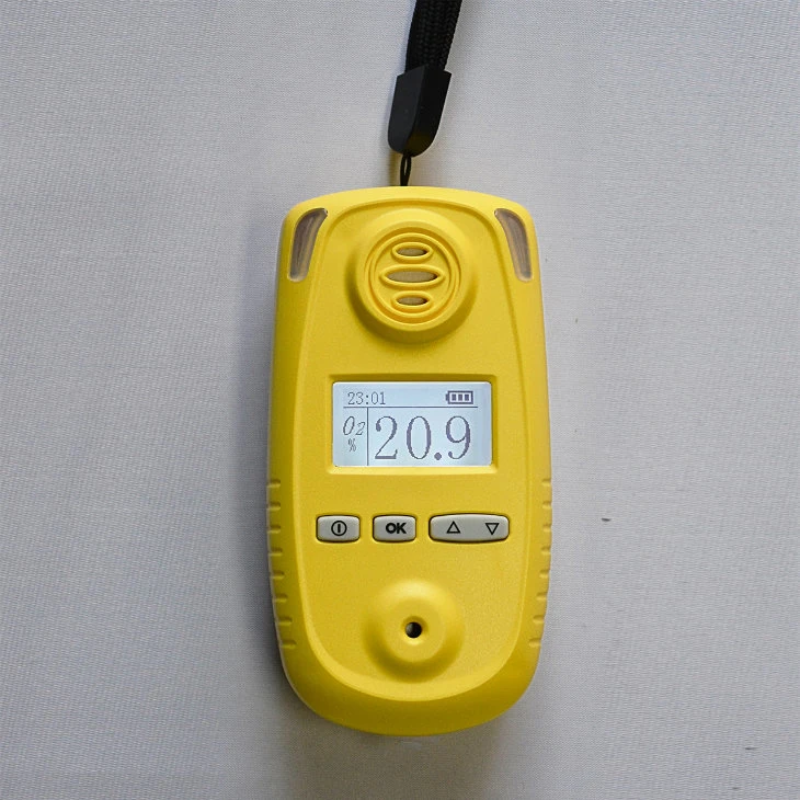 OEM Handheld Single Gas Detector Oxygen (O2) Gas Monitor with Alpha O2 Sensor