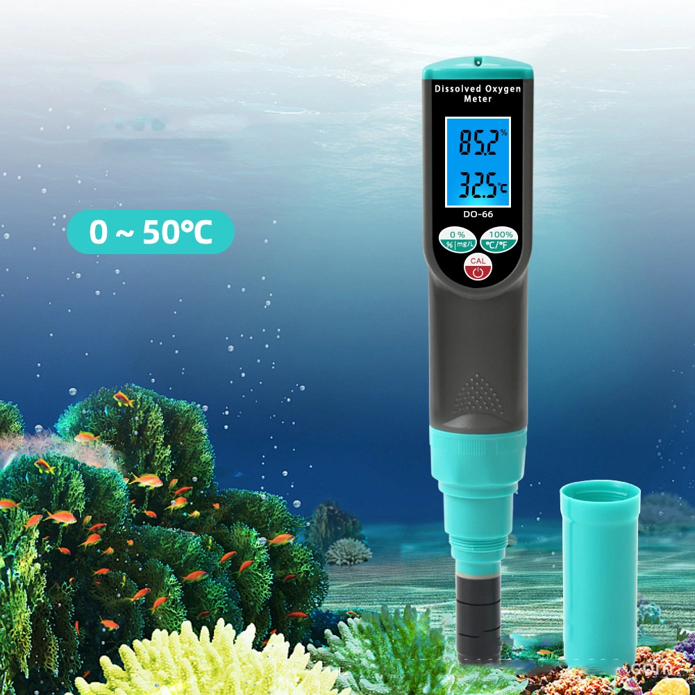 Dissolved Oxygen Meter Detector 0-199.9% Do-66