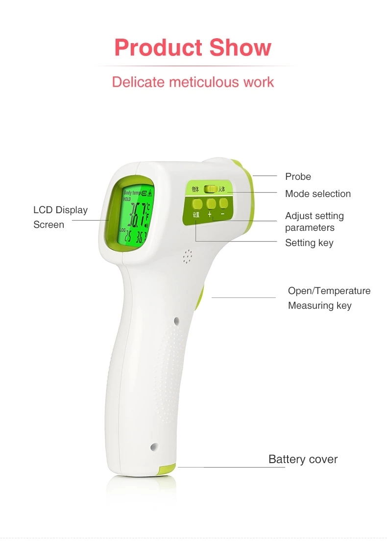 Adult Temperature Gun Infrared Thermometer Body Non Contact Digital