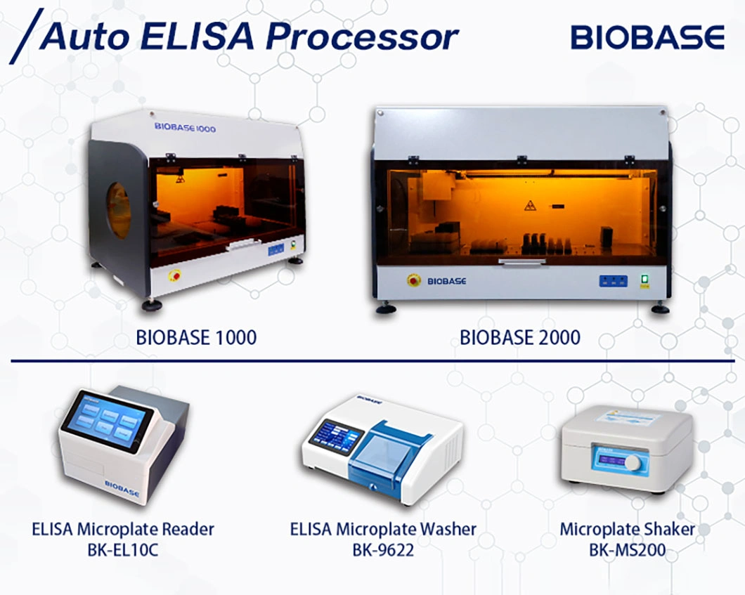 Fully Auto Elisa Processor Biobase2000 in Stock Elisa Analyzer Biobase Elisa Processor for Hospital