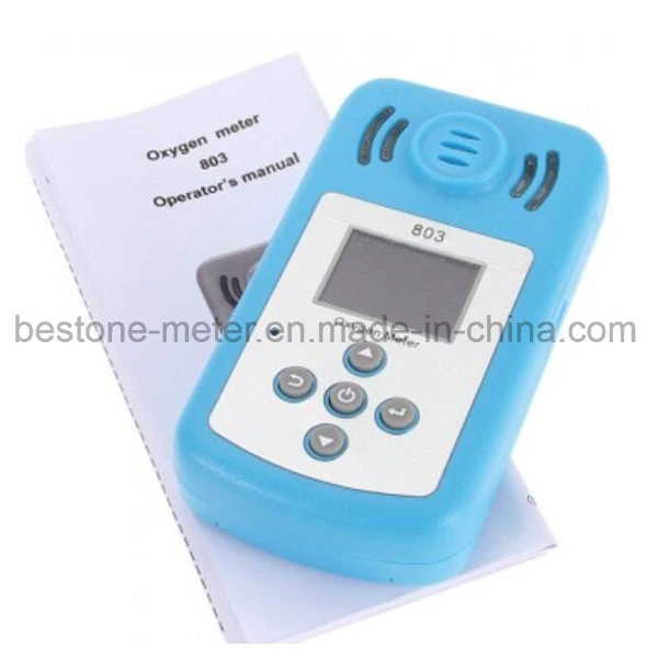 Temperature Meter,O2 Handheld Gas Detector,Hot Sale Portable Dissolved Oxygen Meter,Model 803, Portable Oxygen Purity Analyzer,Portable 25% O2 Monitor, Alarm.