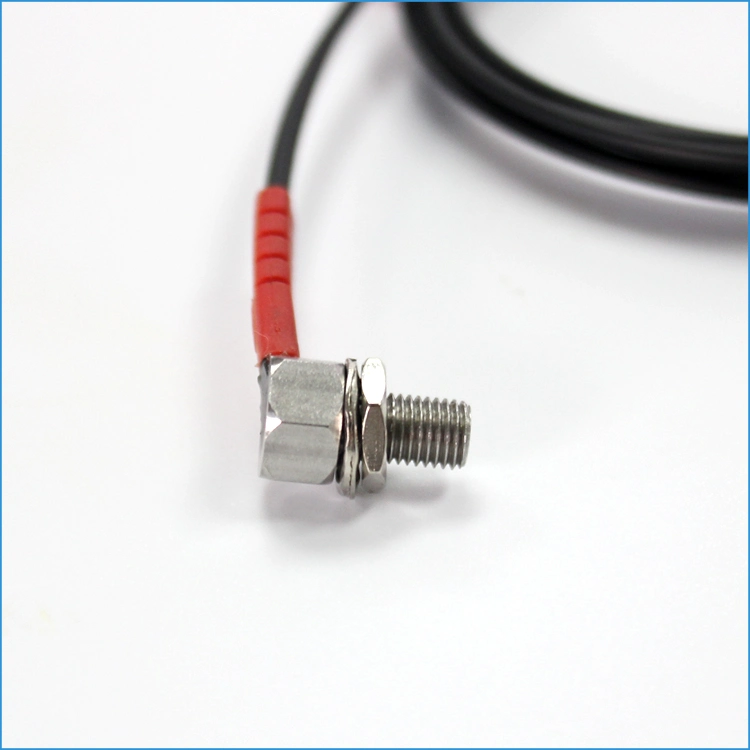 OEM Right-Angle Fiber Optic Sensor M6 with High Accuracy Fiber