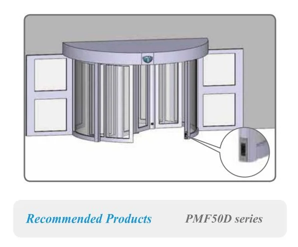 IP67 Relay Output Diffused Reflective Optical Sensor for Automatic Revolving Security Door