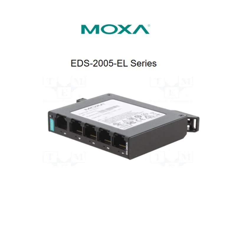 Eds-2005-EL Series 5-Port Entry-Level Unmanaged Ethernet Switches with Metal Housing