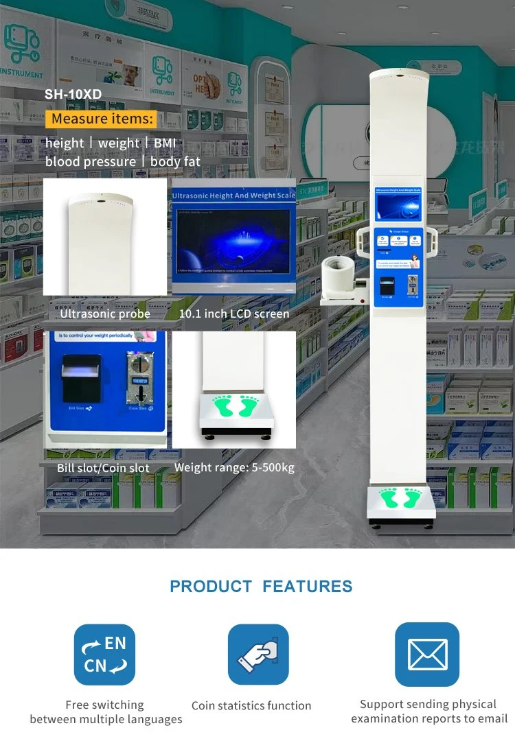 Affordable Wholesale Health Kiosk with LCD Touchscreen