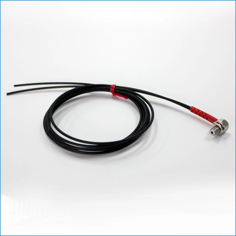 OEM Right-Angle Fiber Optic Sensor M6 with High Accuracy Fiber