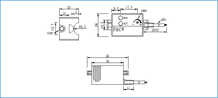 Special for Liquid Detection Capacitive Proximity Switch Sensor Fkct10 10mm