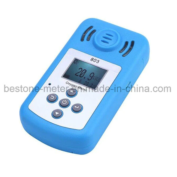 Temperature Meter,O2 Handheld Gas Detector,Hot Sale Portable Dissolved Oxygen Meter,Model 803, Portable Oxygen Purity Analyzer,Portable 25% O2 Monitor, Alarm.
