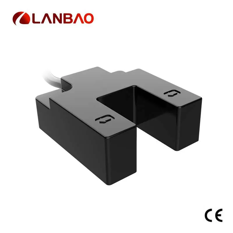 7mm IP64 Lanbao 10-30VDC Lanbao Slot PU07 Photoelectric Optical Proximity Position Sensor with U Shape