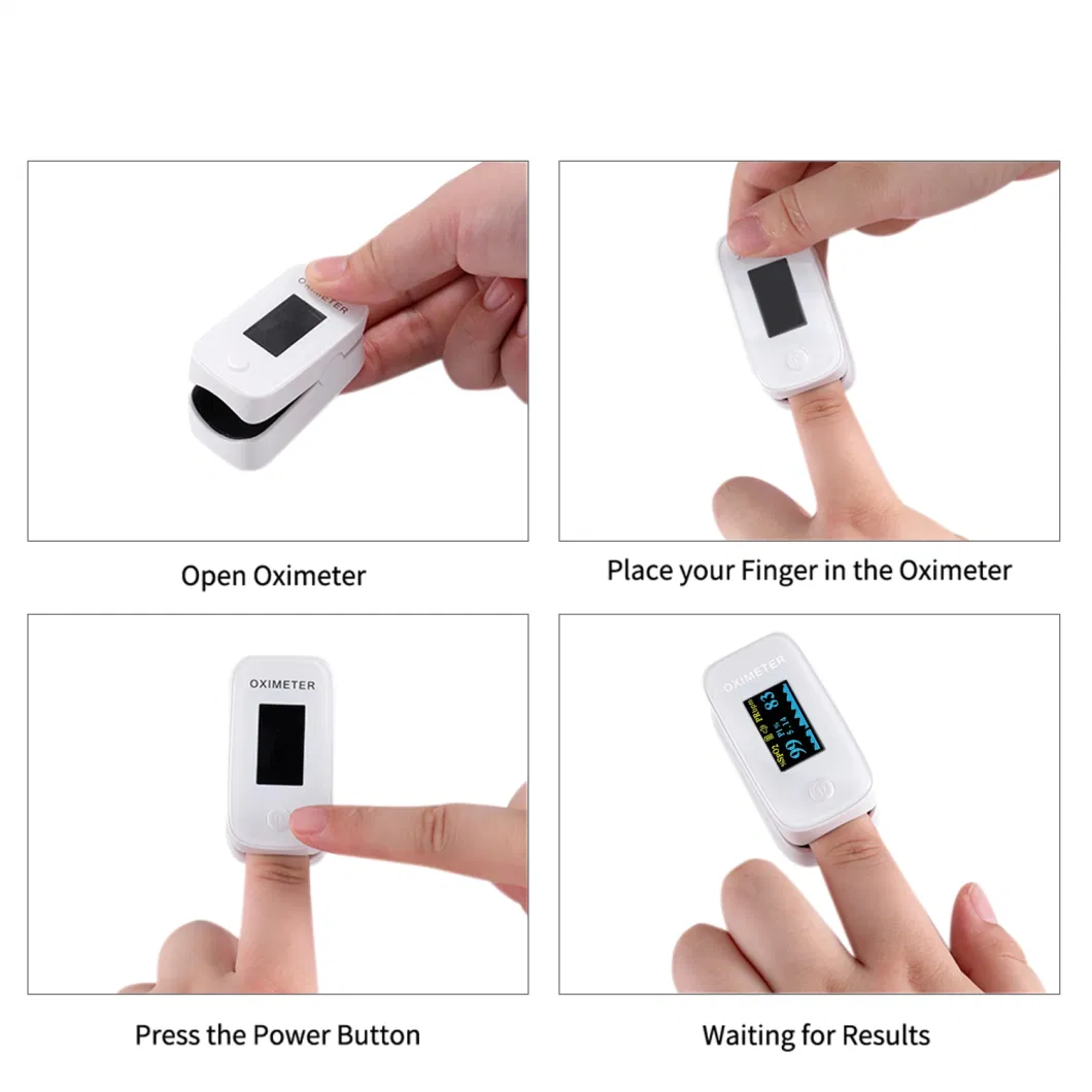 Finger Pulse Oximeter SpO2 Sensor with Alarm Oximetros Digitales Pulse Oximeter