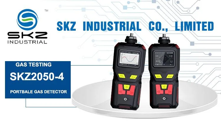 Electronic Skz2050-4-Hydrogen Sulfide H2s Gas Detector Alarm Gas Leakage Alarm Gas Alarm System Gas Detector Sensor