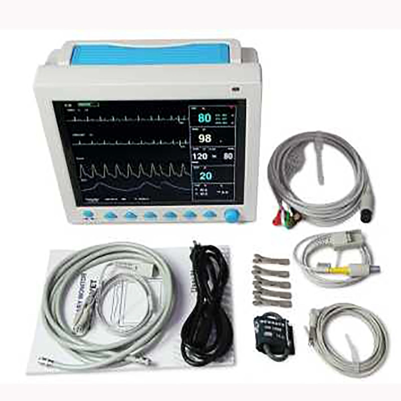 Portable 8-Inch Big Screen Multiparameter Veterinary Monitor