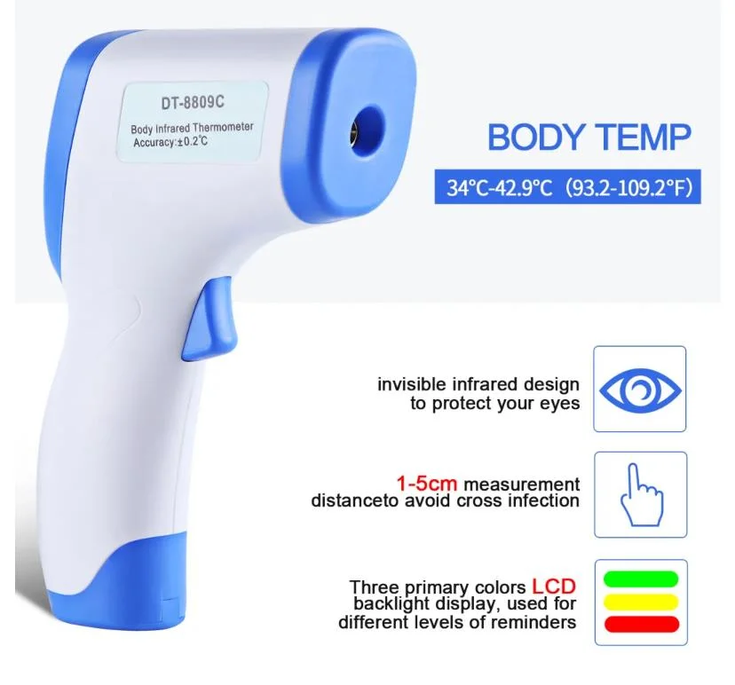 Digital Infrared Thermometer Non Contact Thermometer Gunsample Available
