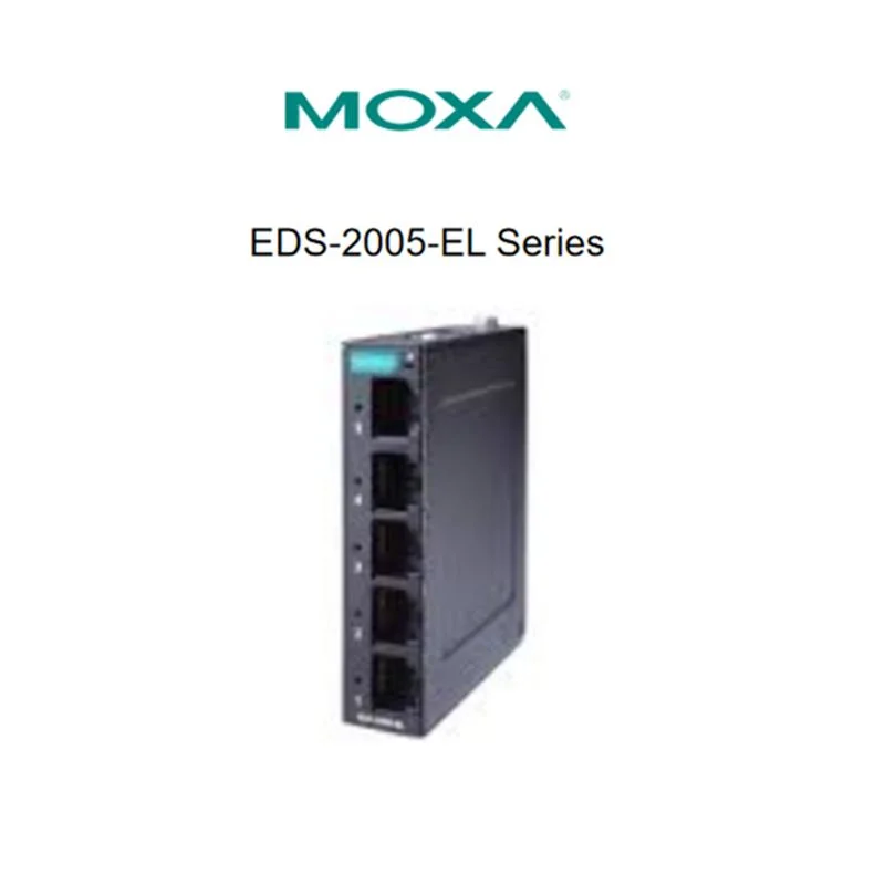 Eds-2005-EL Series 5-Port Entry-Level Unmanaged Ethernet Switches with Metal Housing