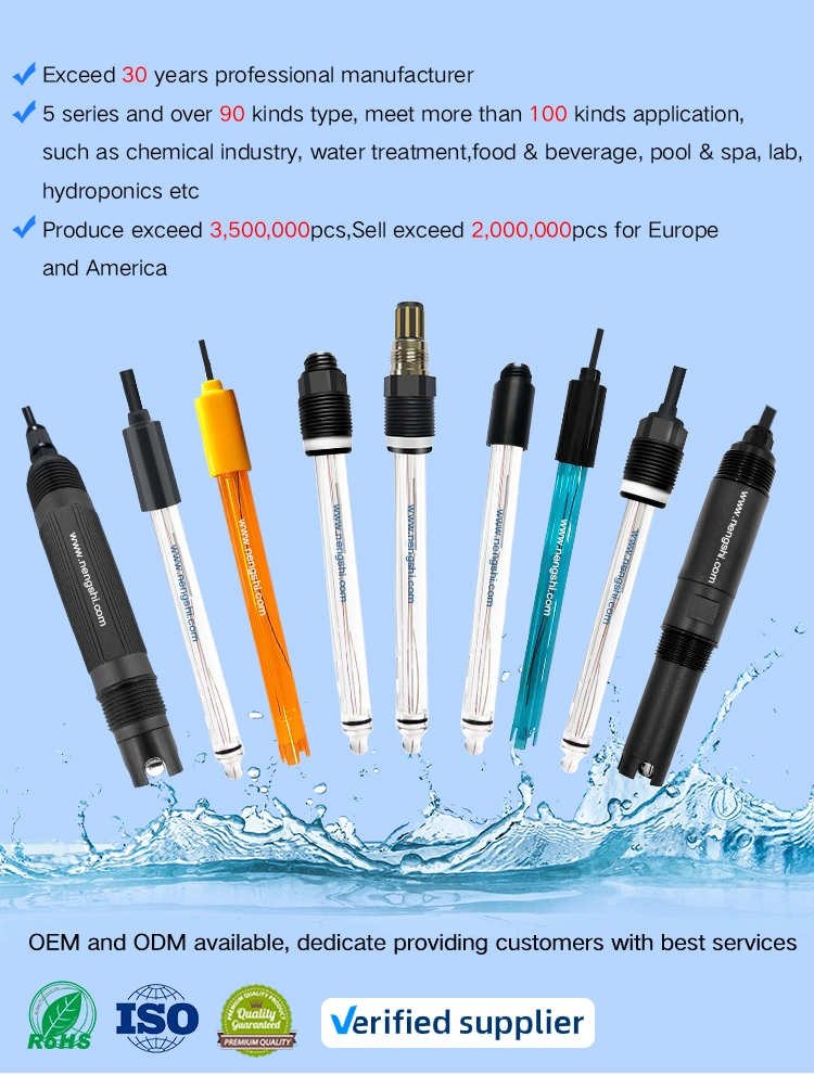 Water Oxygen Analyzer Plastic ORP Sensor for Laboratory ORP Meter