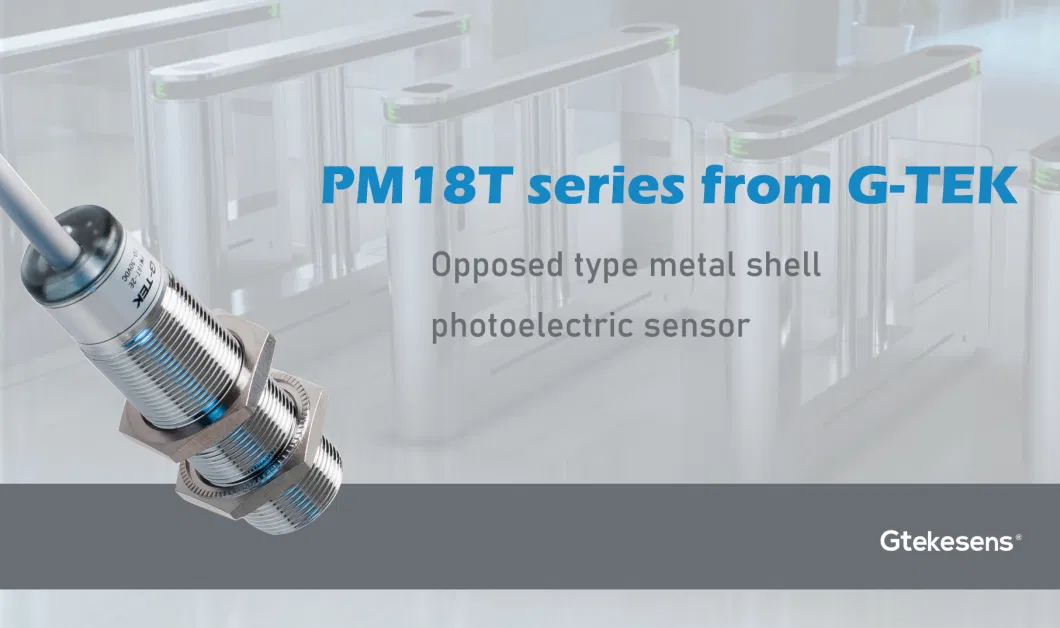 Durable IP67 Opposed Type Optical Sensor, 20m Photo Sensor for High Speed Doors