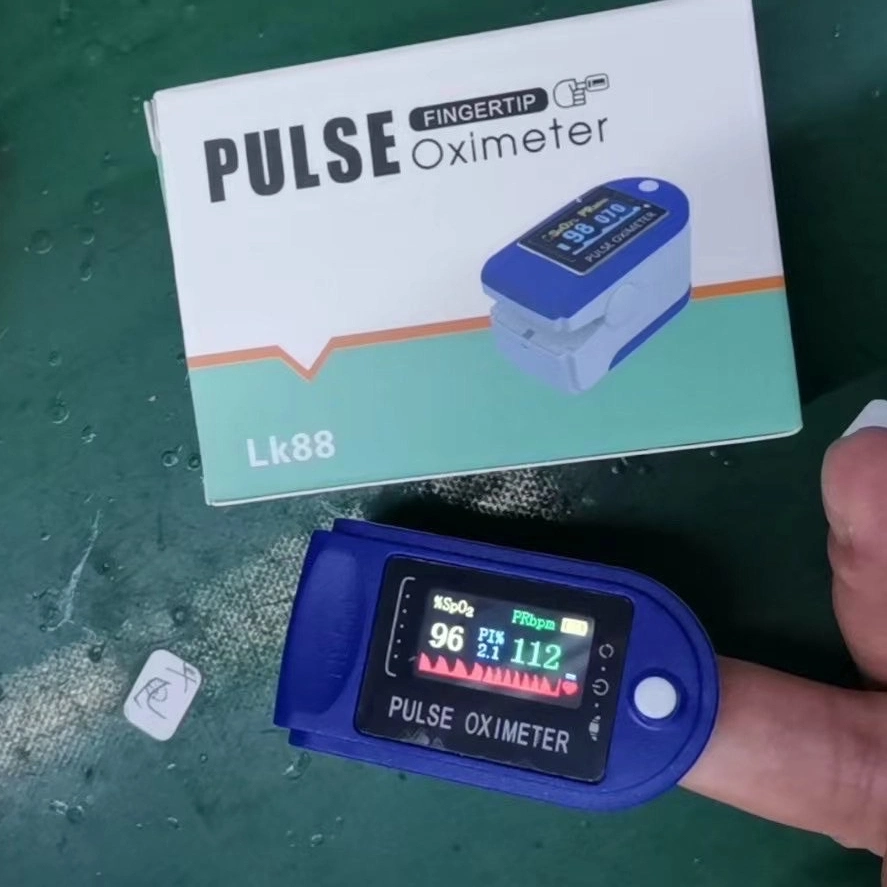 Lk88 Finger Pulse Oximeter Medical Home Use Pulse Oxi Meter Digital LED Pulse Oxi Meter Handheld Adult Oxiometer