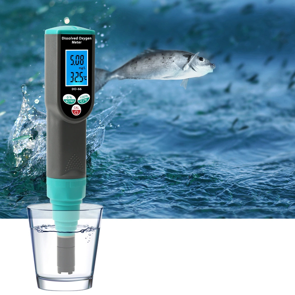 Dissolved Oxygen Meter Detector 0-199.9% Do-66