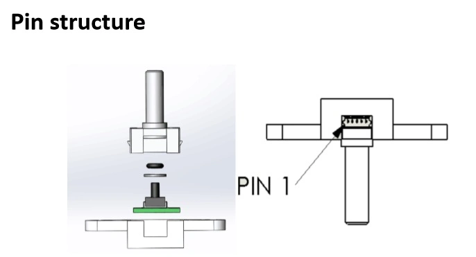 Oxygen Air Pressure Transducer Medical Flow Sensor for Ventilator