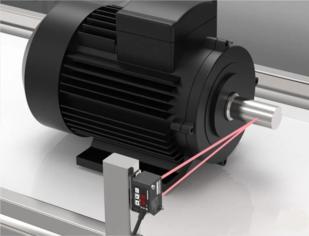 Triangulation Diffuse Reflection Laser Displacement Sensor with Controller Built-in