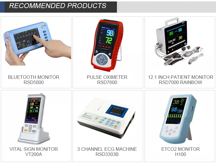 Vt200V Veterinary Handheld Vital Signs Monitor Pulse Oximeter Clinic Equipment for Cats, Dogs, Horses