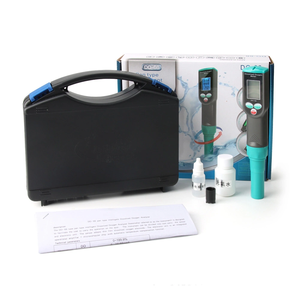 Dissolved Oxygen Meter Detector 0-199.9% Do-66