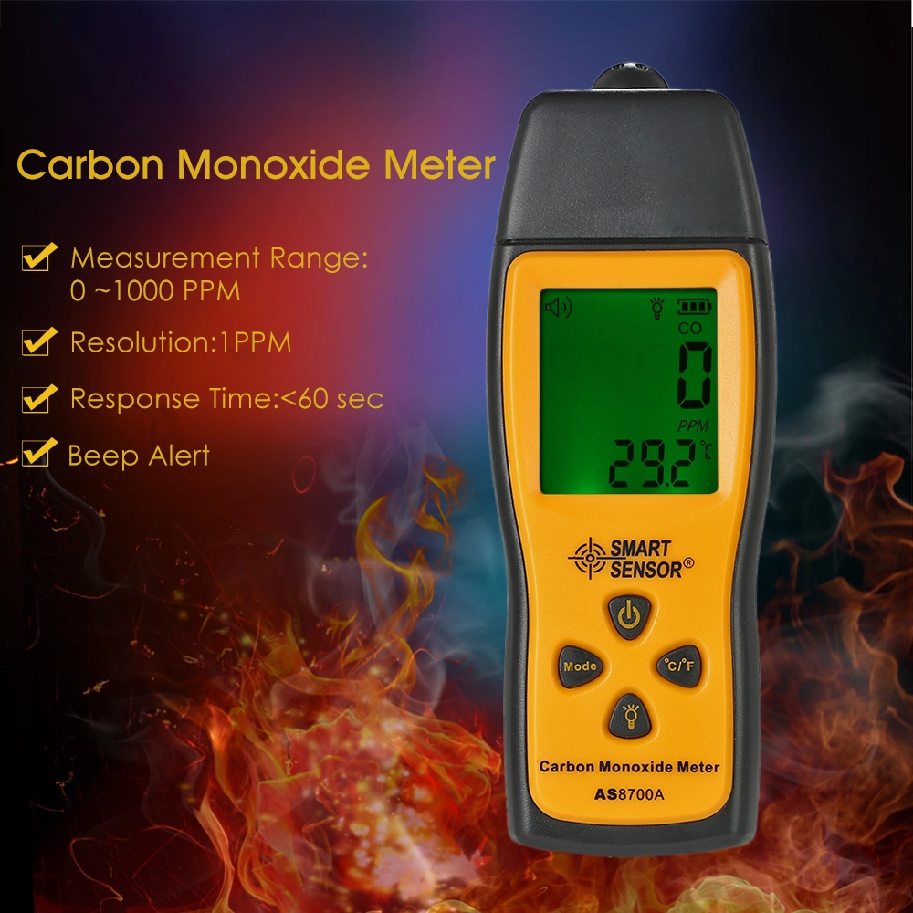 As8700A School Home Factory Carbon Monoxide Meter