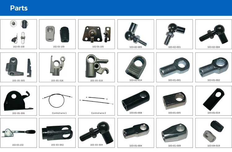 538mm Extended 370n Gas Shock Srut for Car Nitrogen Gas
