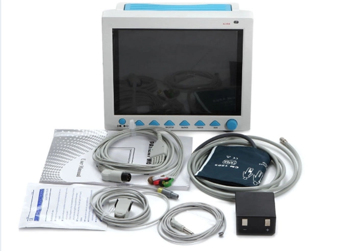 Contec Cms8000 Medical Emergency Cheap Multi-Parameter Portable Patient Monitor