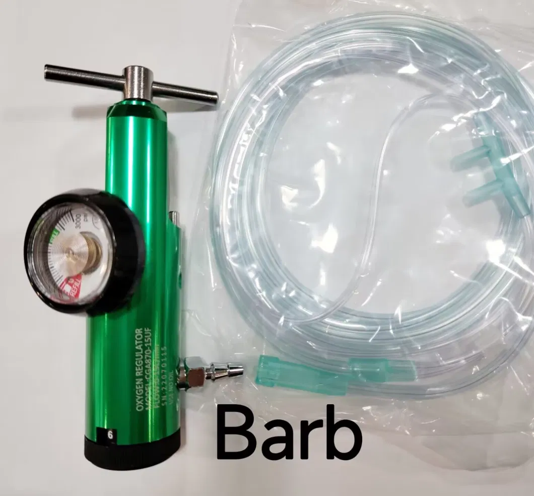 Wholesale Diss Barb 3000psi Cga870 Oxygen Pressure Regulator Oxygen Inhaler Flow Meter for Hospital