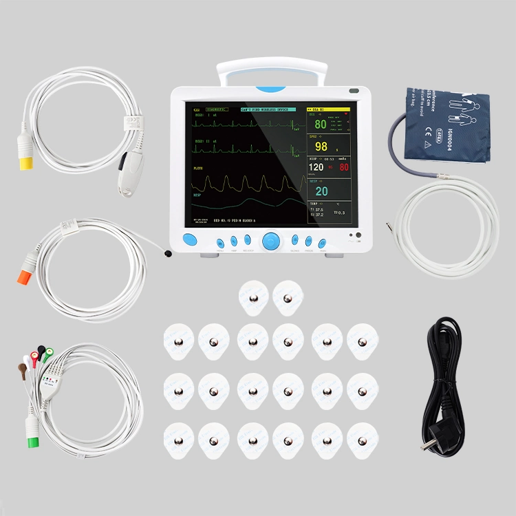 Cms9000 Sphygmomanometer Clinic ICU Multi-Parameter Patient Monitor