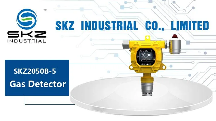 Diffusion Online Multi Gas Detect Oxygen Skz2050b-5-O2 Gas Leakage Detector Gas Detector Gas Sensor Gas Leakage Test