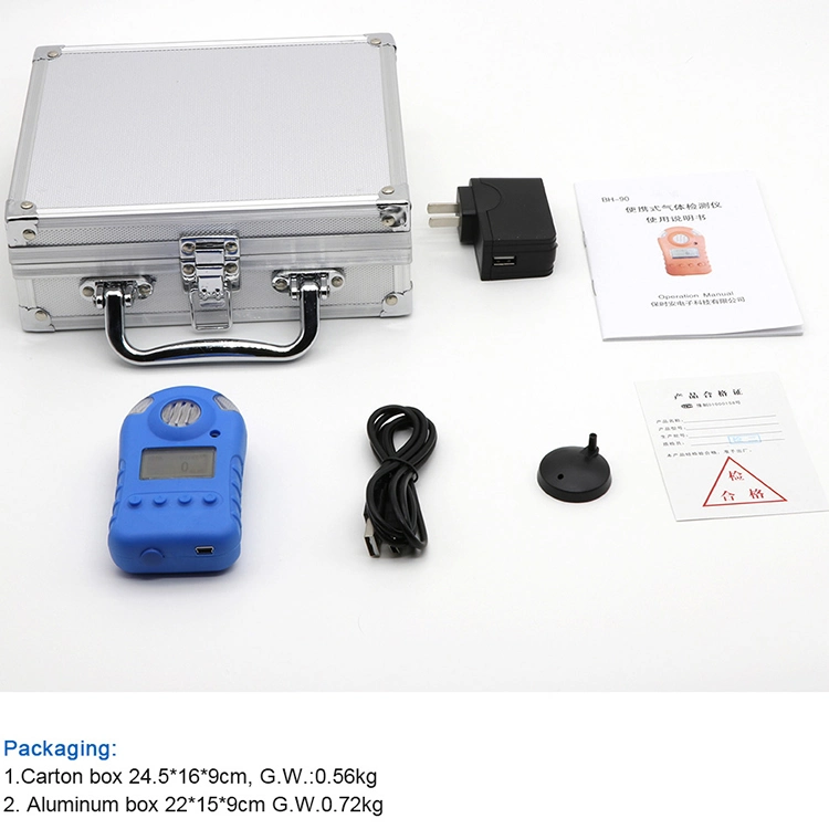 Oxygen Gas Analyzer Hydrogen Sulfide Gas Detector Portable Single Gas Detector