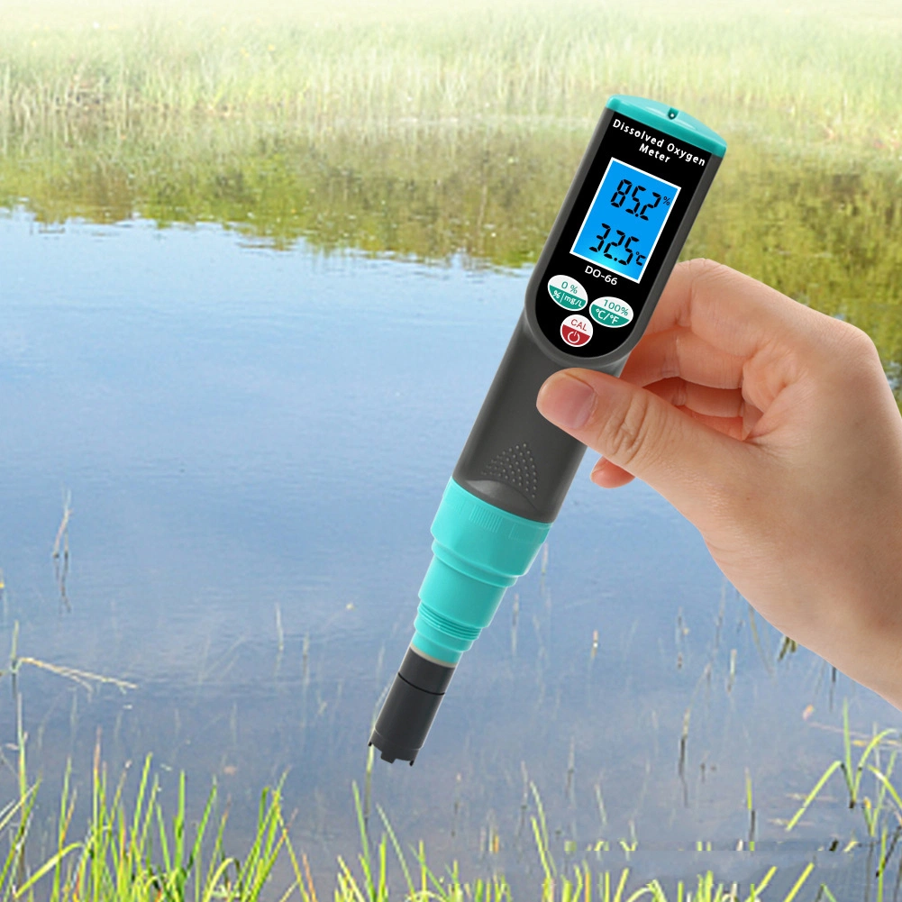 Dissolved Oxygen Meter Detector 0-199.9% Do-66