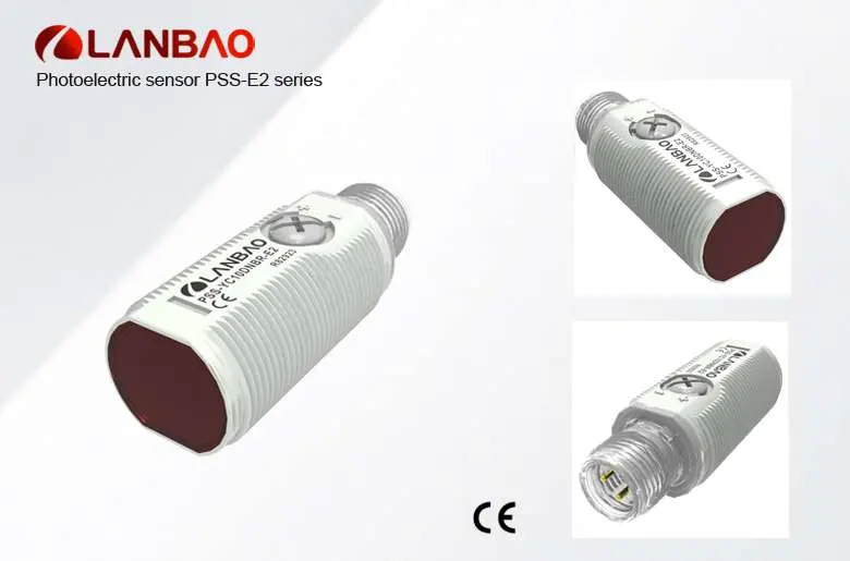 M18 Plastic Background Suppression 10cm PNP Photoelectric Switch Sensor Red Light