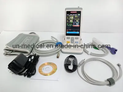 Pulsossimetro portatile portatile per uso veterinario PC100 per pazienti con segni vitali Monitor