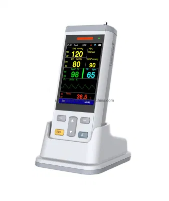 Pulsossimetro portatile portatile per uso veterinario PC100 per pazienti con segni vitali Monitor