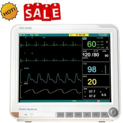 Monitor paziente sala operatorio dell&prime;ospedale Monitor cardiaco PDJ-3000c